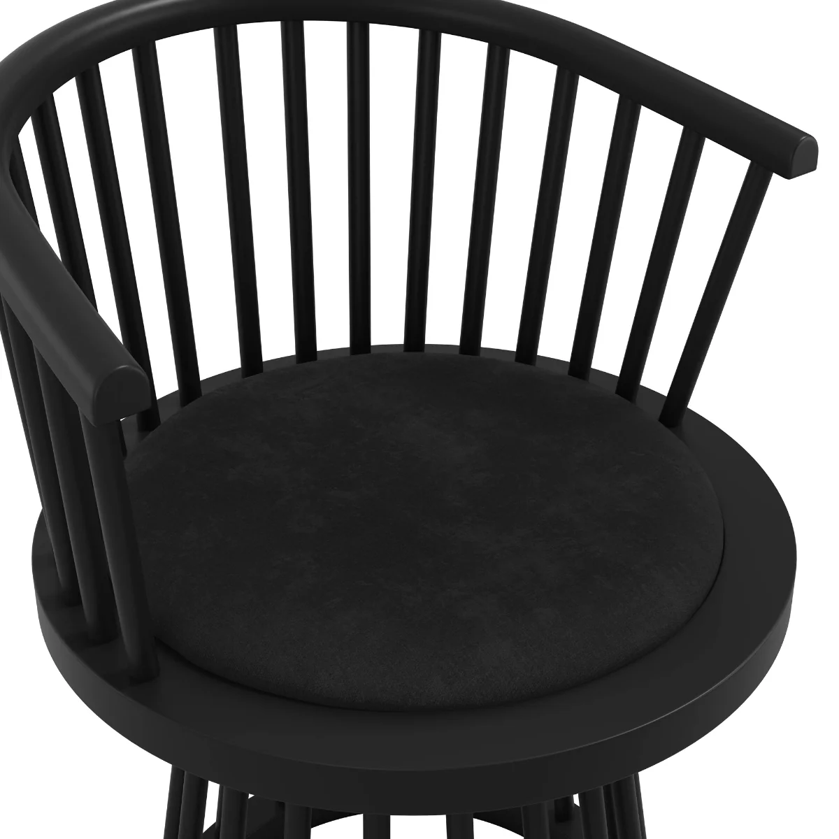 HO+ME Lina Dining Chair In Black - Image 5