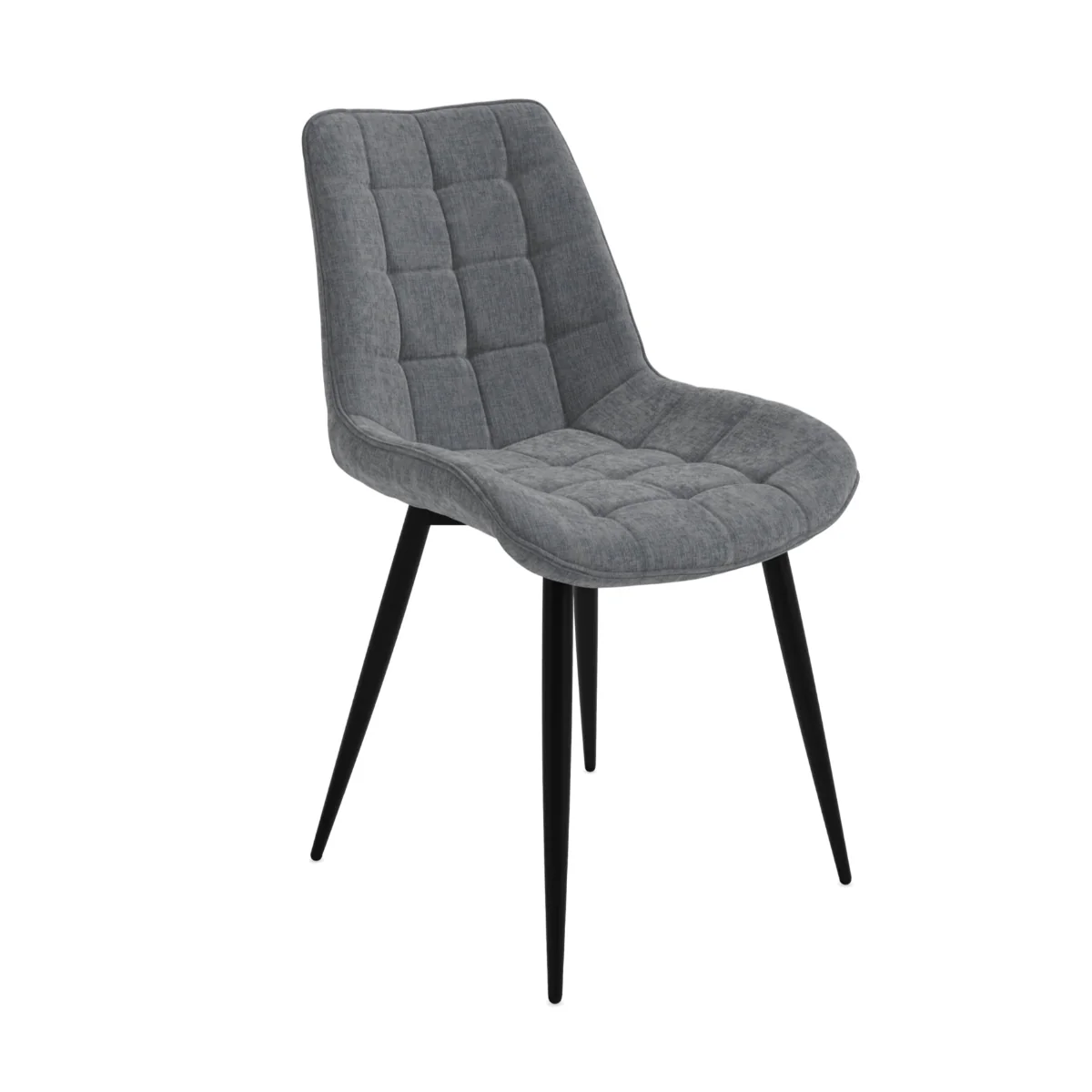 HO+ME Luna Marbled Dining Table And Chairs Set In Black - Image 4