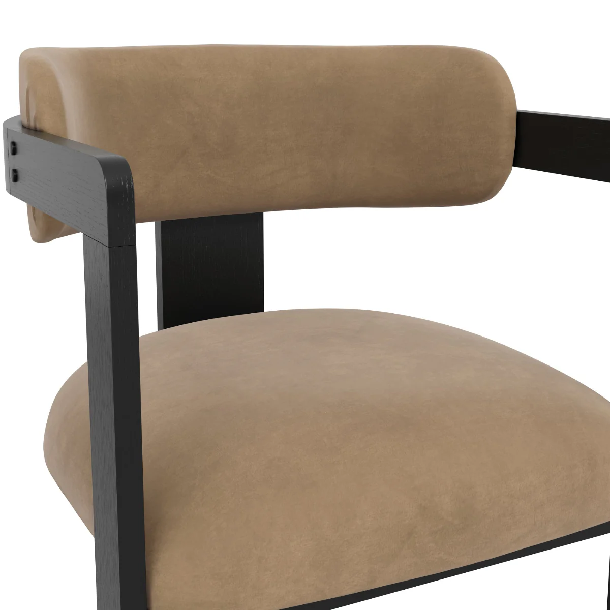 Oti Mai Dining Chair In Black And Mole - Image 5