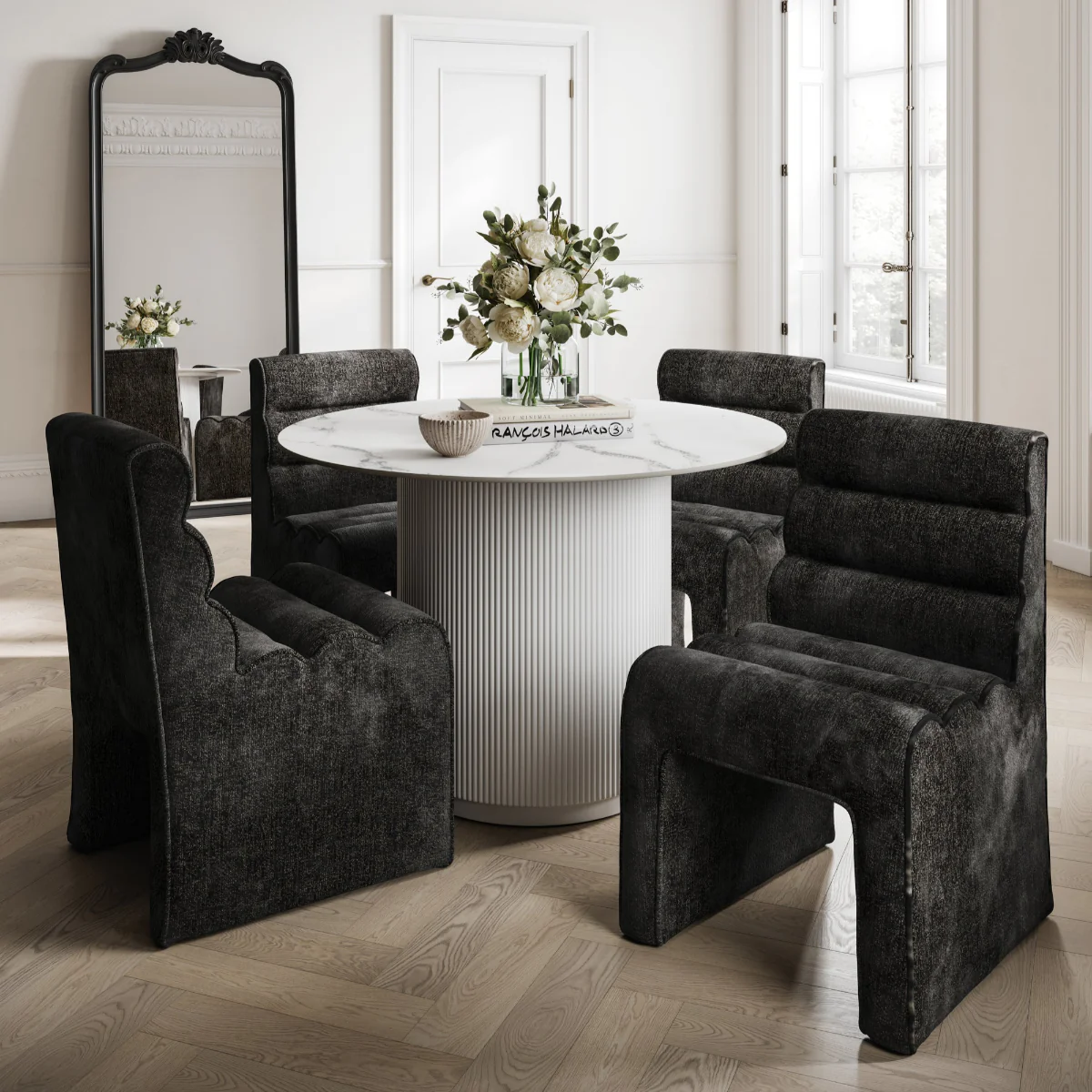 Oti Nami Dining Chair In Black - Image 6