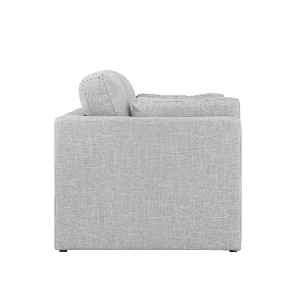 HO+ME Newport 2 Seater Sofa In Light Grey - Image 3