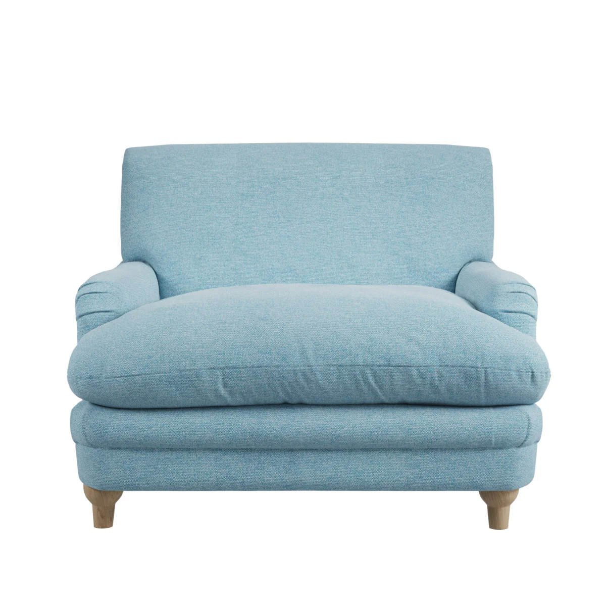 HO+ME Plumpton Armchair In Duck Egg Blue Weave - Image 2