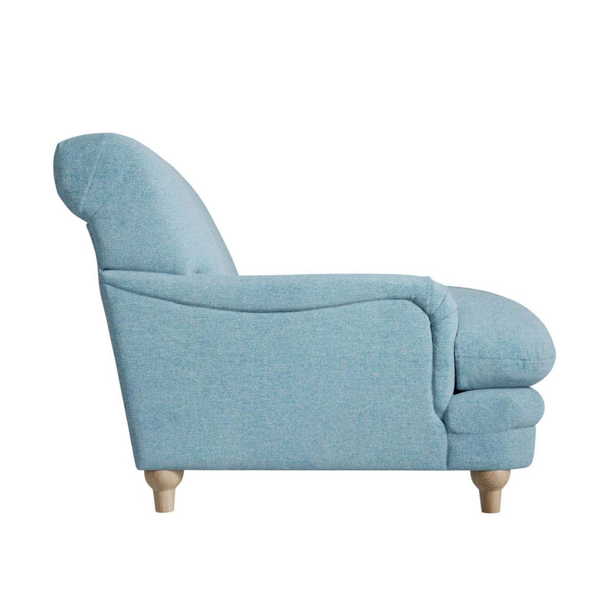 HO+ME Plumpton Armchair In Duck Egg Blue Weave - Image 3