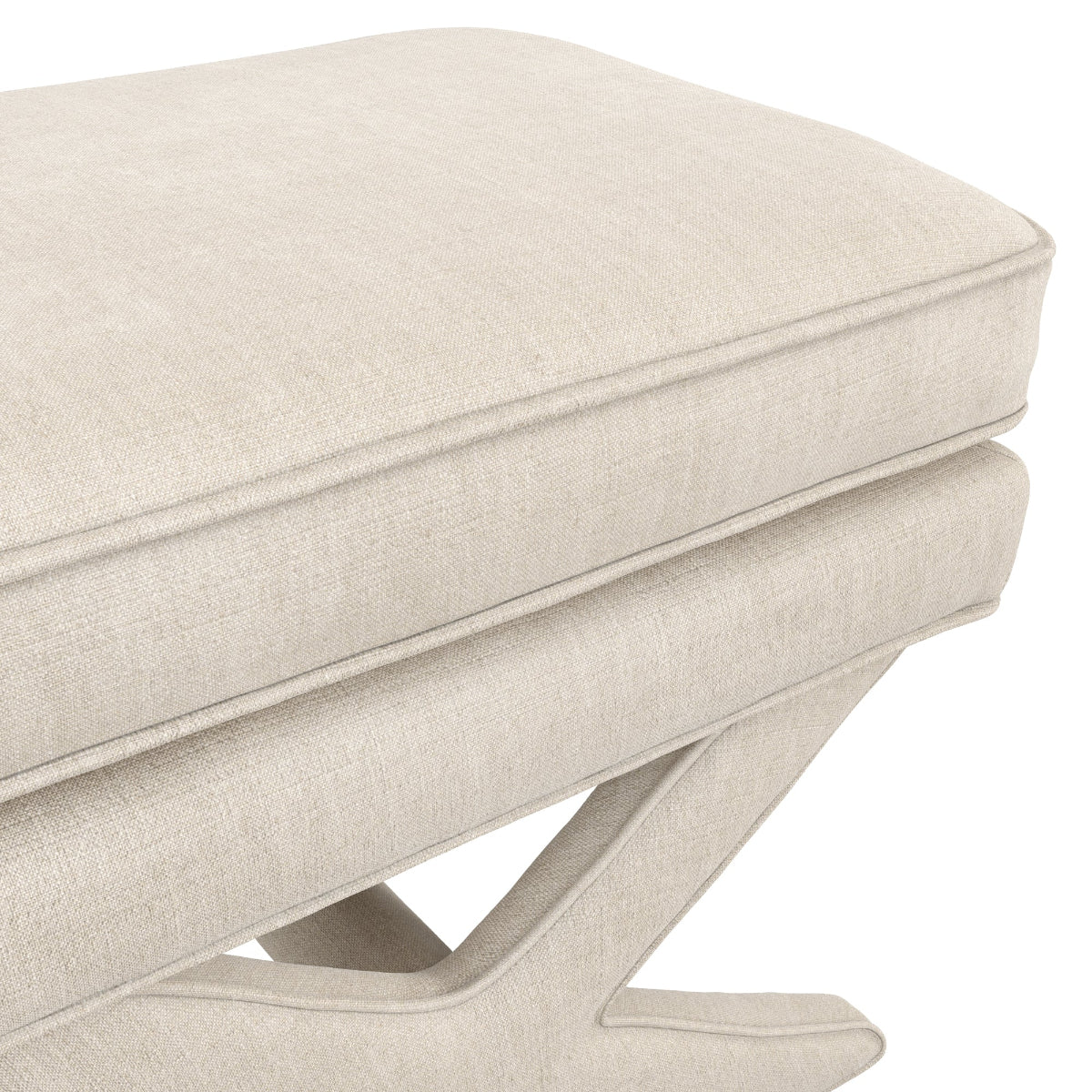 HO+ME Rhode Stool In Stone Linen - Image 4