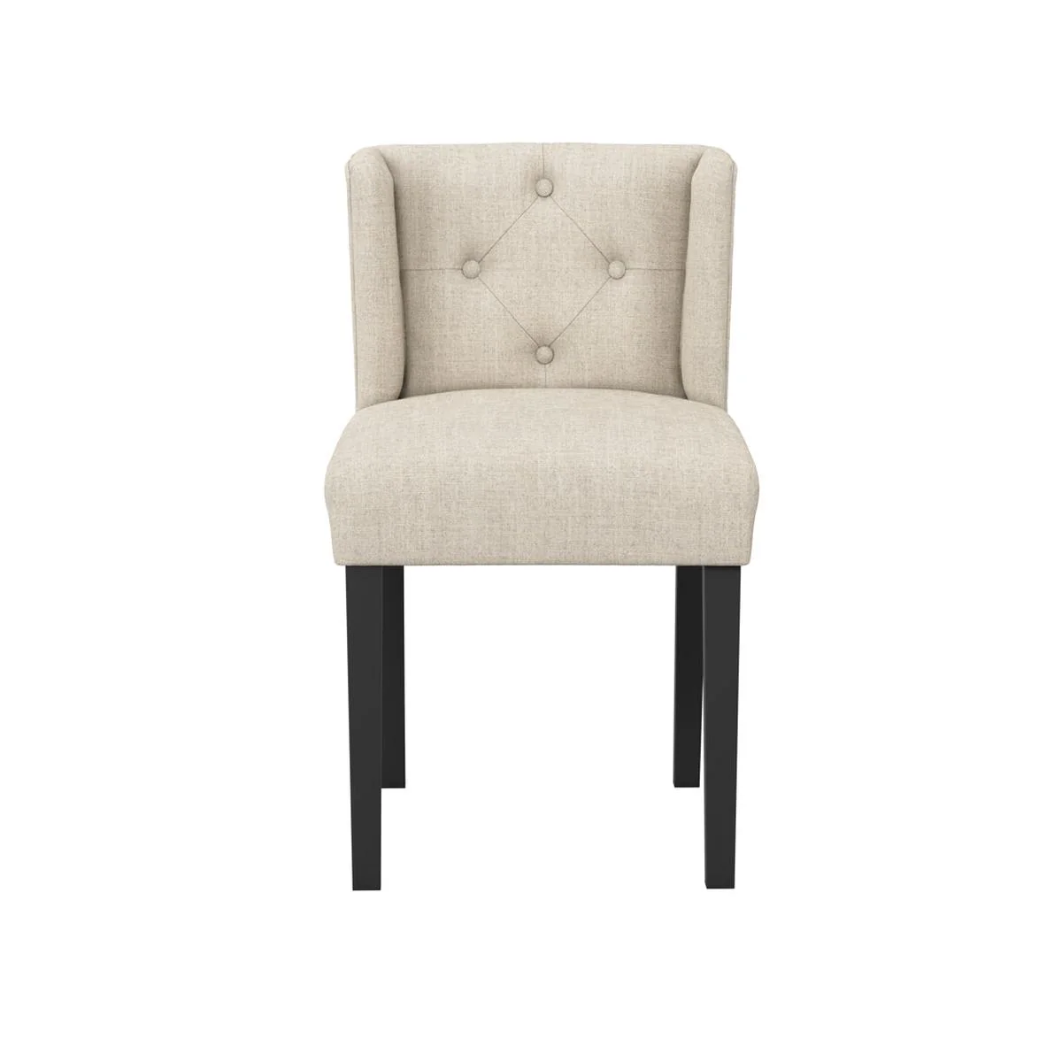 HO+ME Shay Winged Dining Chair In Stone - Image 2
