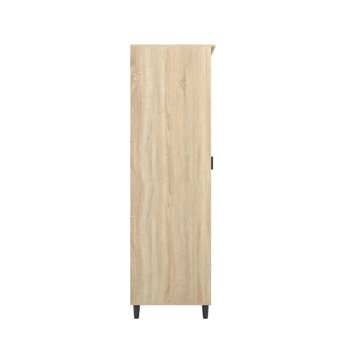 HO+ME Stockholm 1 Door Wardrobe in Chevron - Image 4