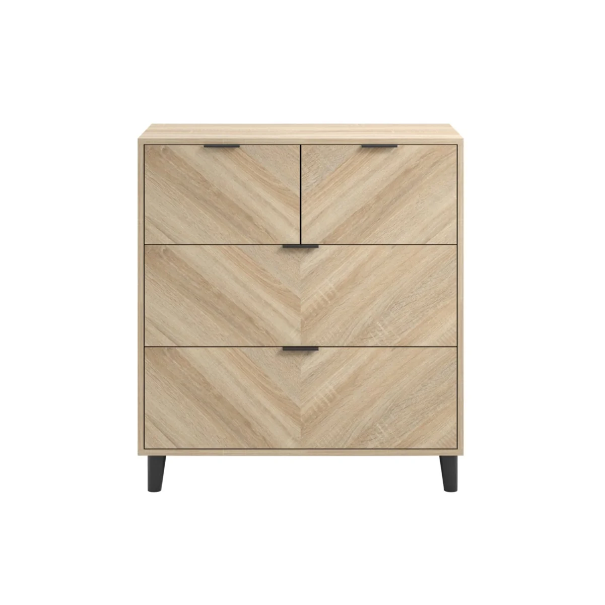 HO+ME Stockholm 4 Drawer Chest in Chevron - Image 2