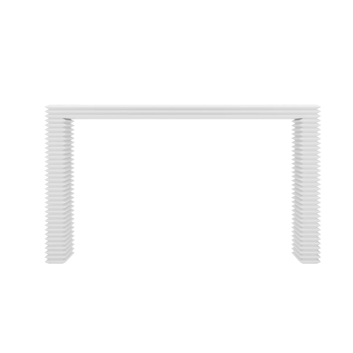 Oti Zen Console Table In White - Image 2