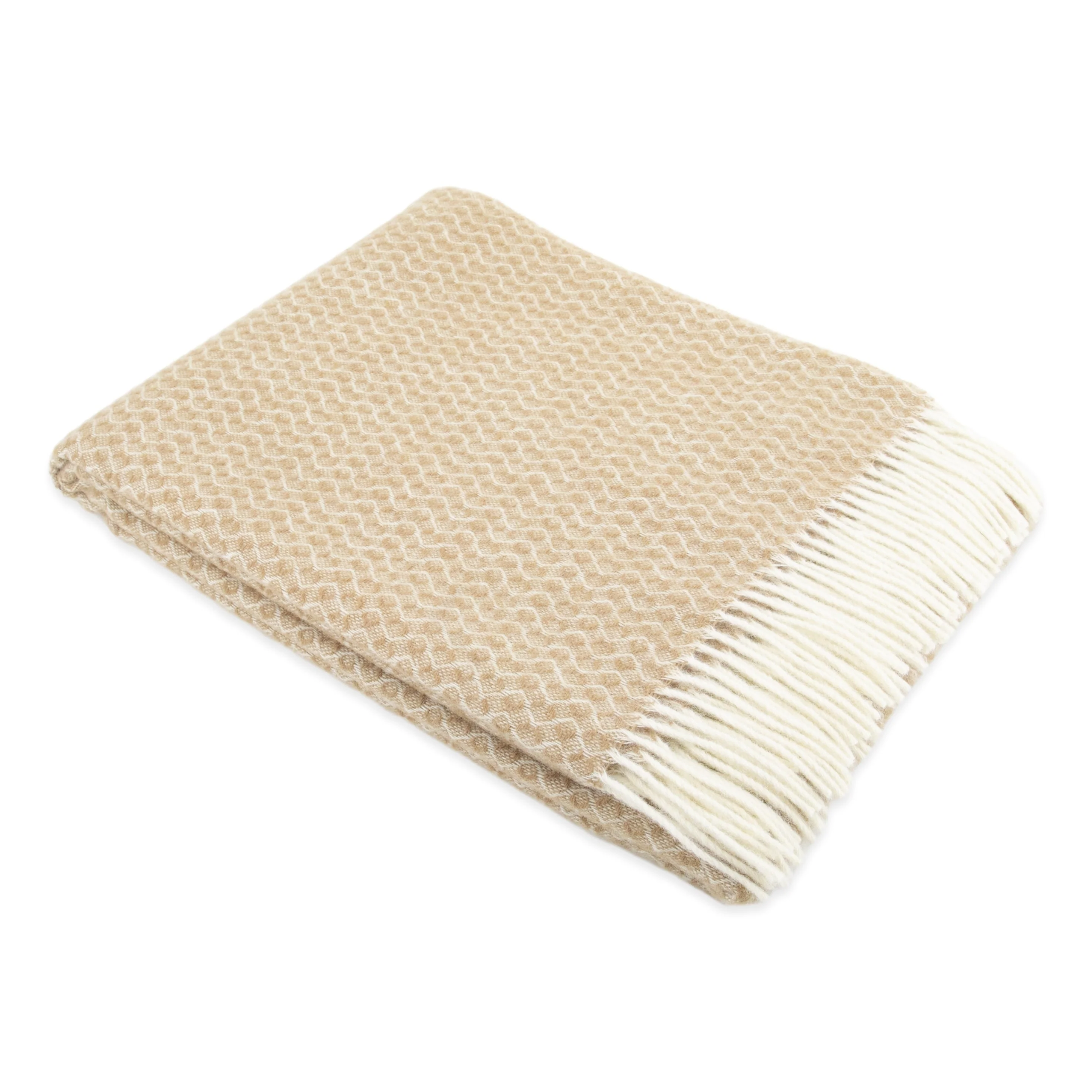 Native Home Hoop Pattern Wool Blanket