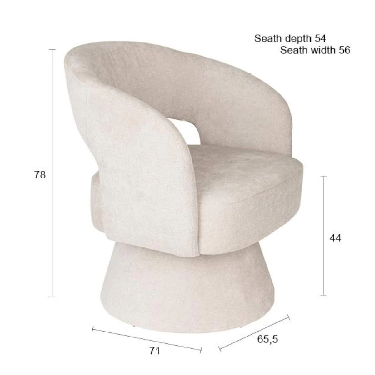 Housecraft Living Lounge Chair Charina - Image 12