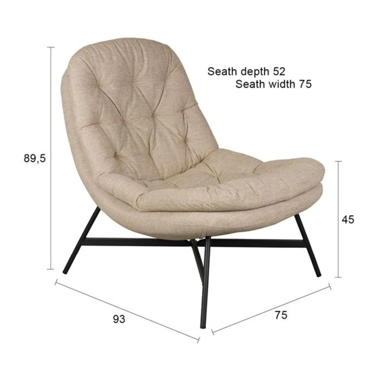 Housecraft Living Lounge Chair Othello - Image 12