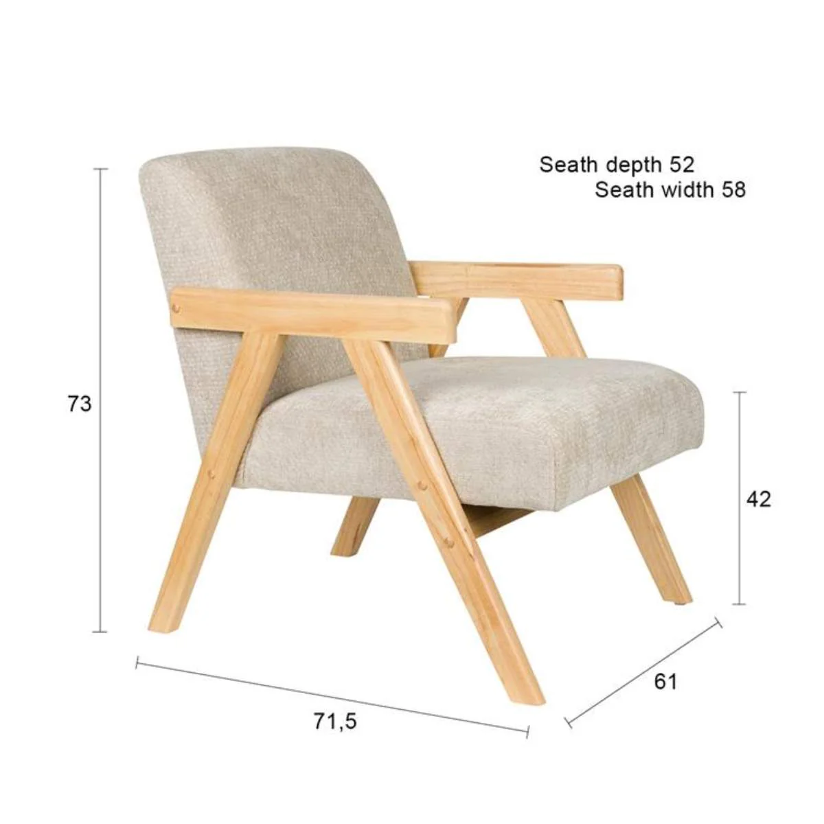 Housecraft Living Lounge Chair Panadero - Image 12
