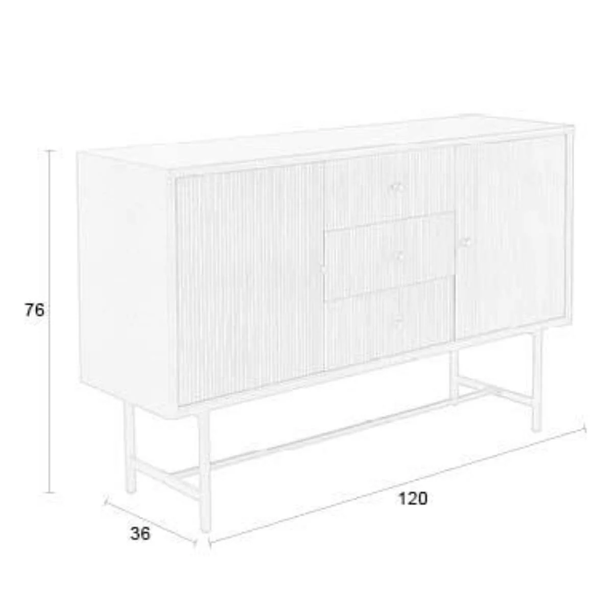 Housecraft Living Sideboard Coztilla - Image 7