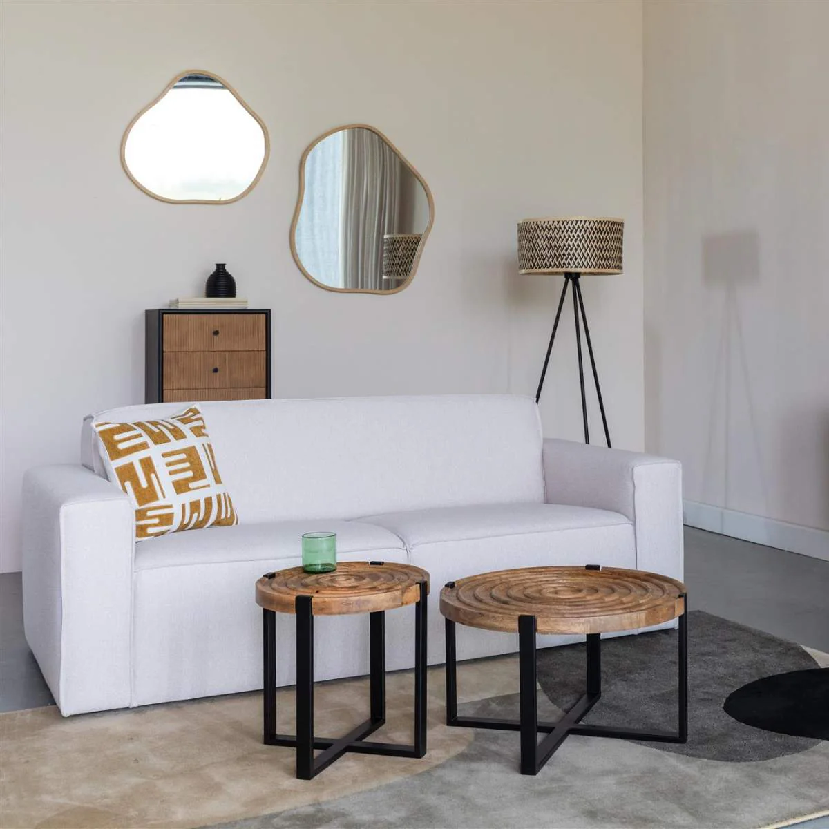 Housecraft Living Sofa Jari 2,5-Seater Off-White - Image 9
