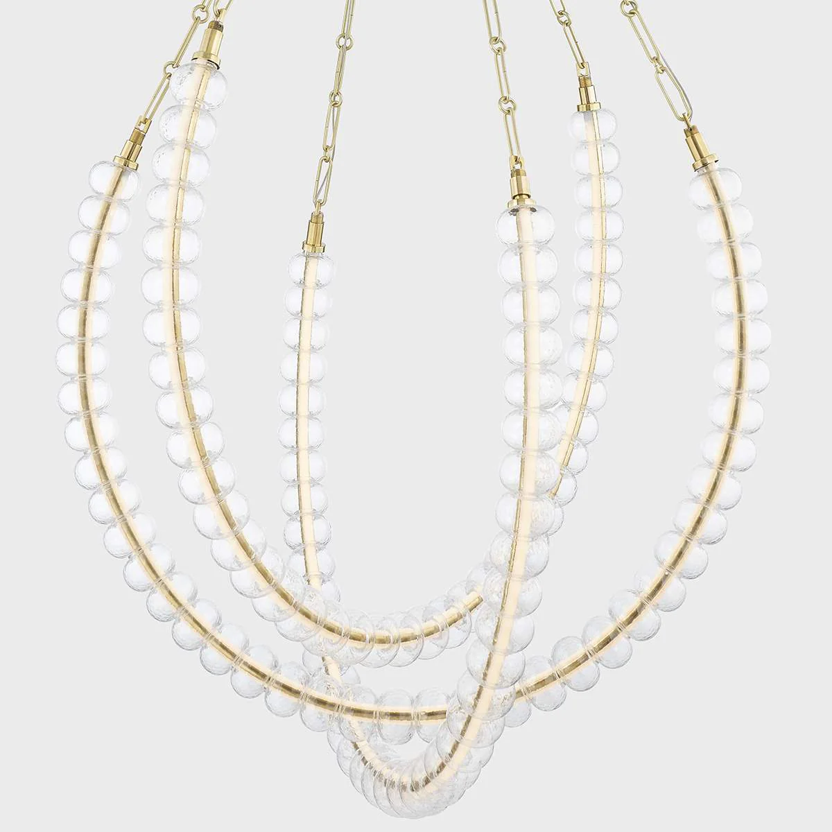 Hudson Valley Lighting Corbett 3 Light Chandelier - Celeste - Image 2