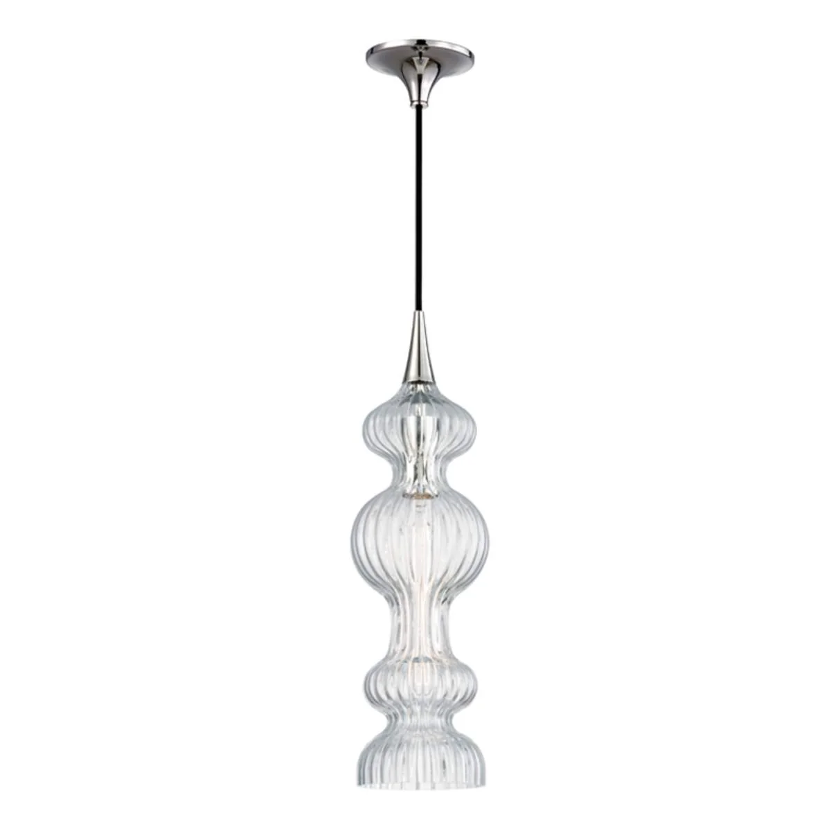 Hudson Valley Lighting Hudson 1 Light Pendant With Clear Glass - Pomfret - Image 2