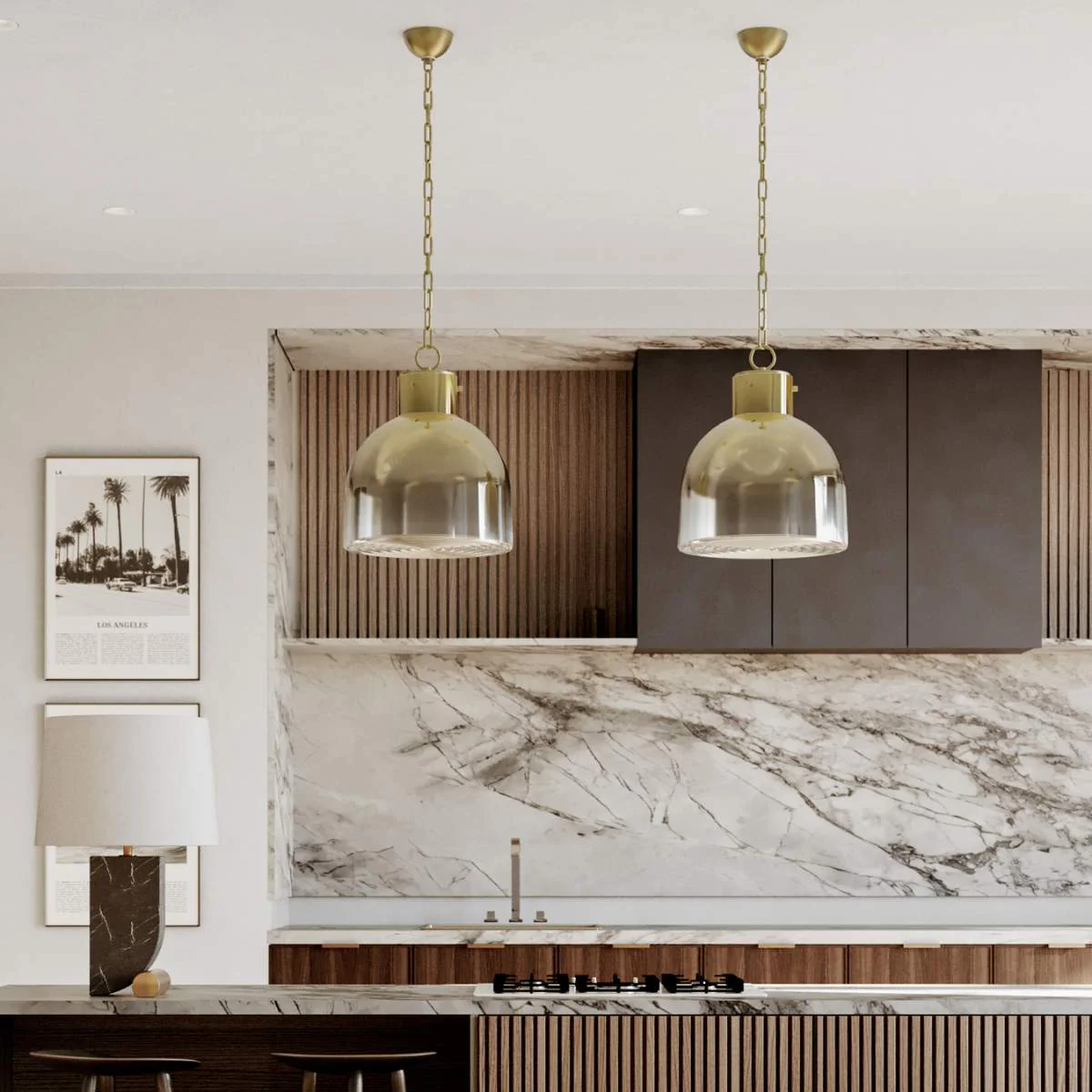 Hudson Valley Lighting Troy 1 Light Pendant - Beryl - Image 13