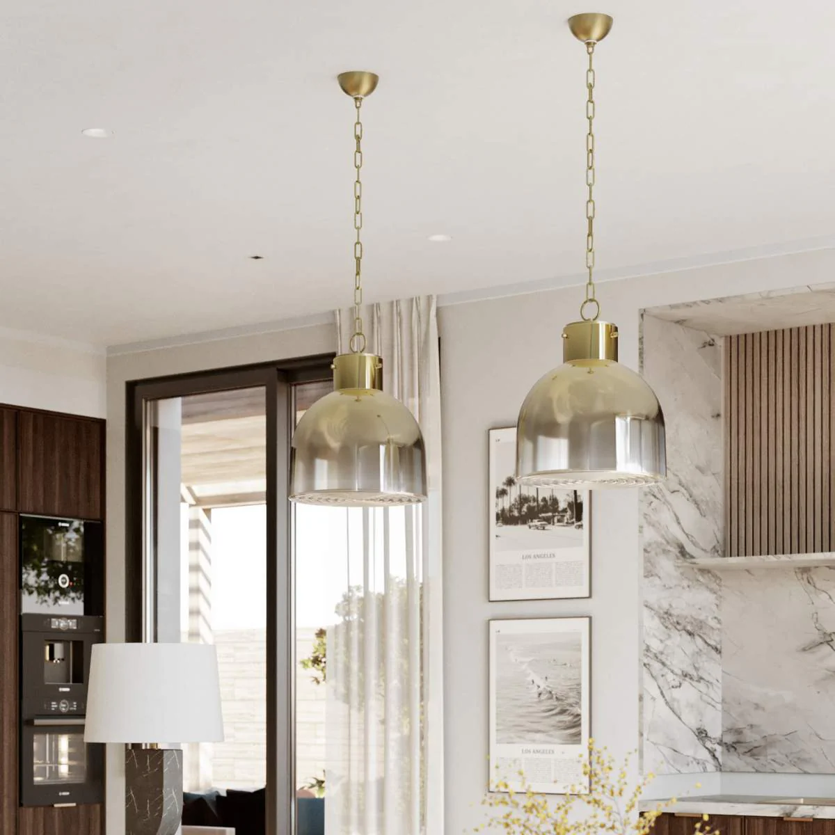 Hudson Valley Lighting Troy 1 Light Pendant - Beryl - Image 15