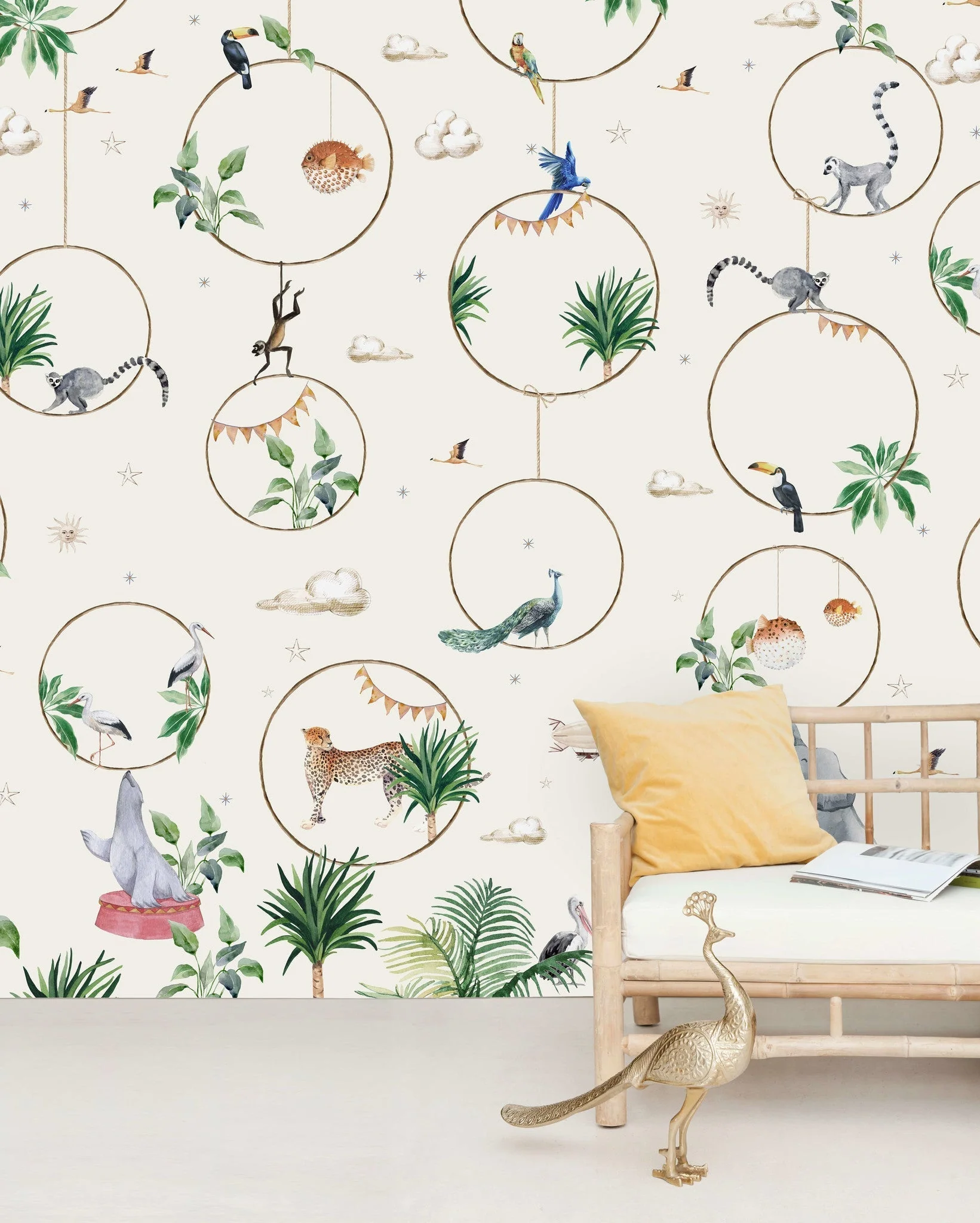 Creative Lab Amsterdam Hula Hoop Wallpaper Mural - Image 4