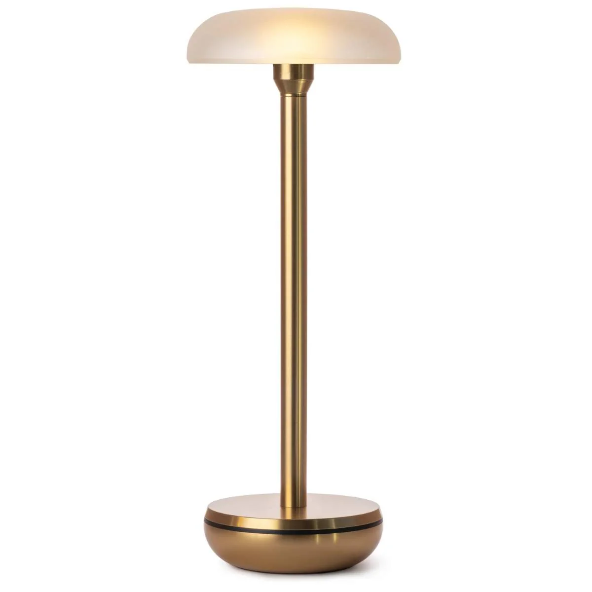 Humble Air Rechargeable Table Light - Gold / Frosted