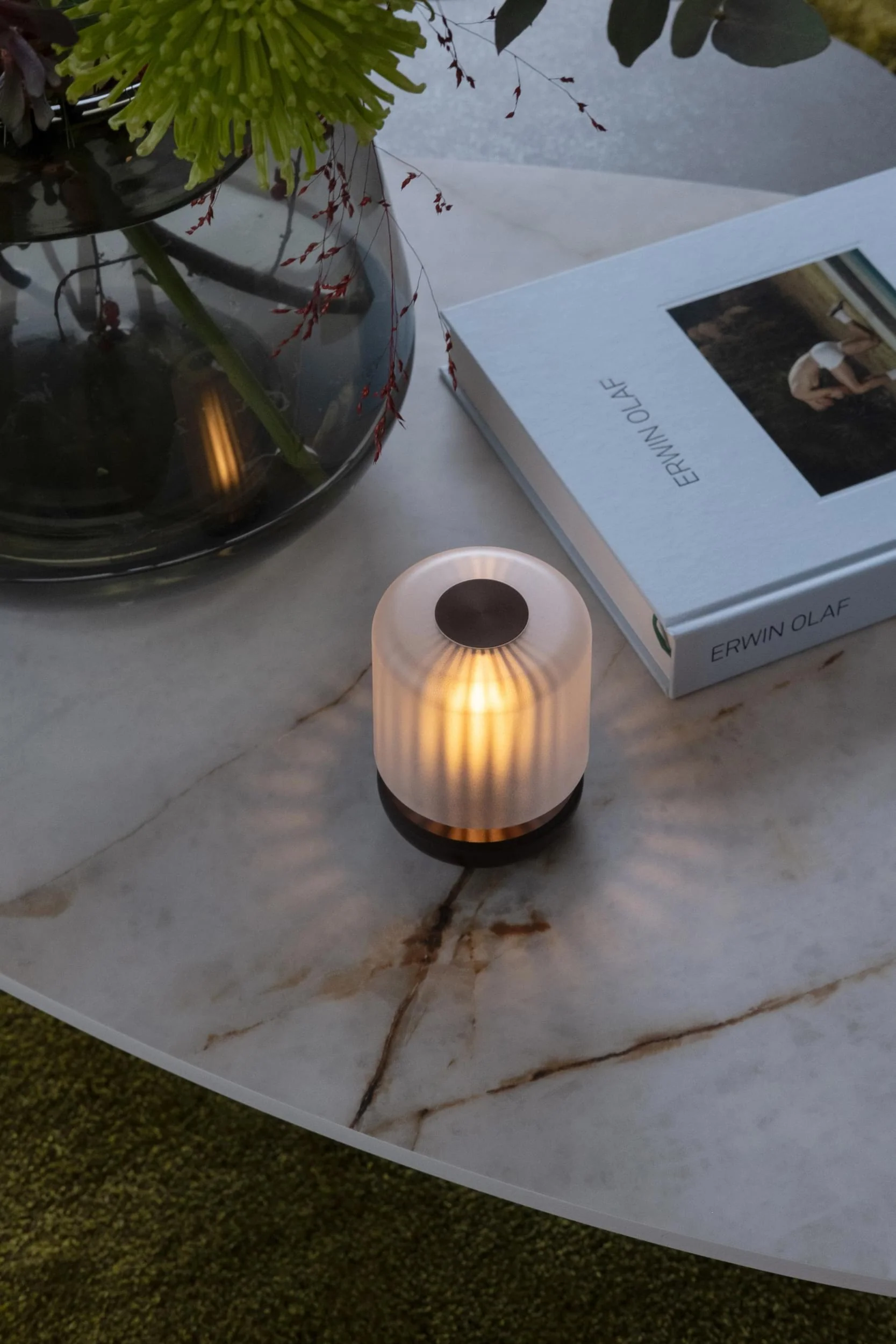 Humble Firefly Rechargeable Table Light Frosted/Bronze - Image 3