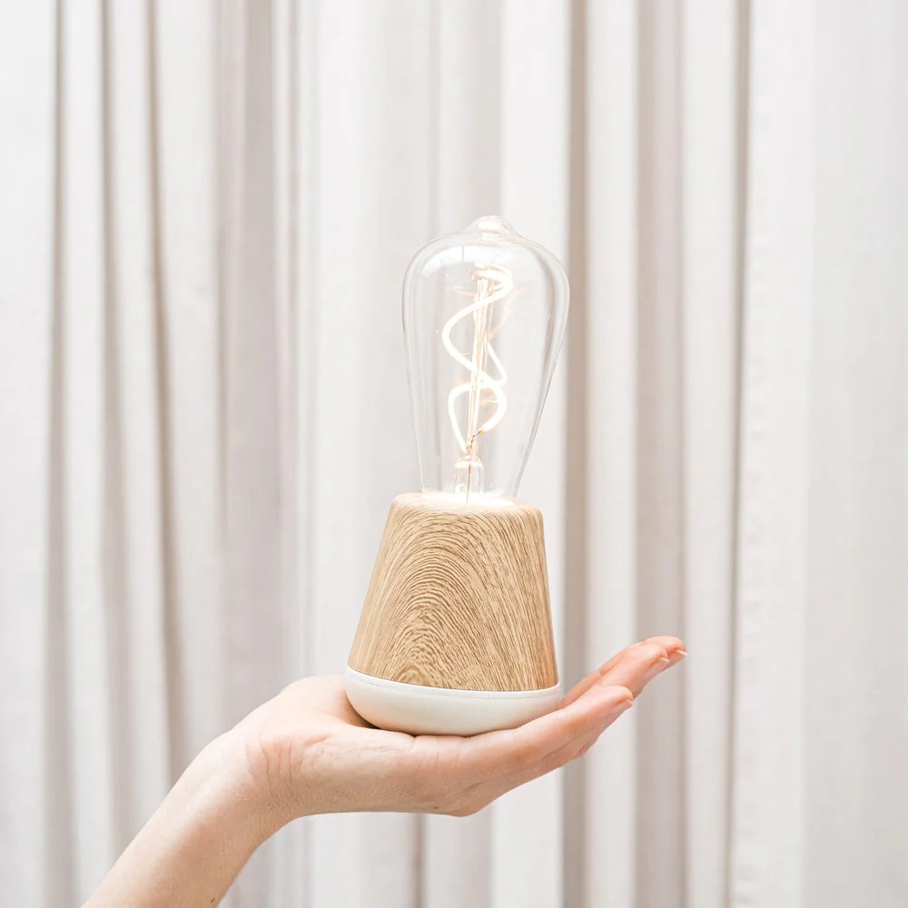 Humble One Rechargeable Table Light Oak - Image 3