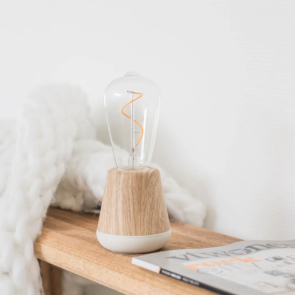 Humble One Rechargeable Table Light Oak - Image 4