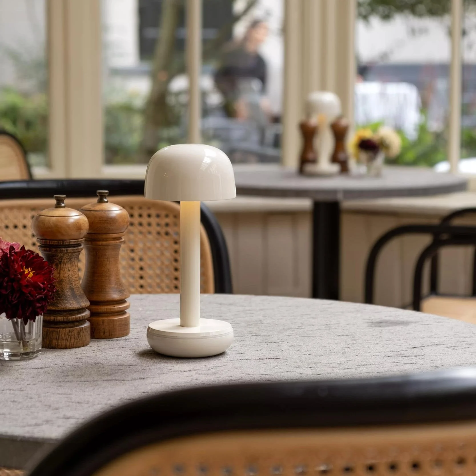 Humble Two Rechargeable Table Lamp - Ivory - Image 4