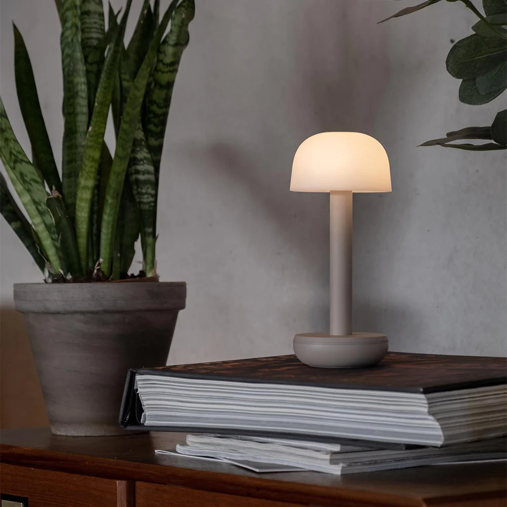 Humble Two Rechargeable Table Light - Frosted Beige - Image 3