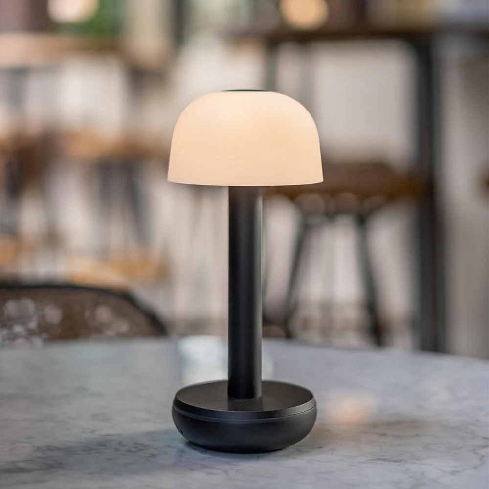 Humble Two Rechargeable Table Lamp - Frosted Black - Image 2
