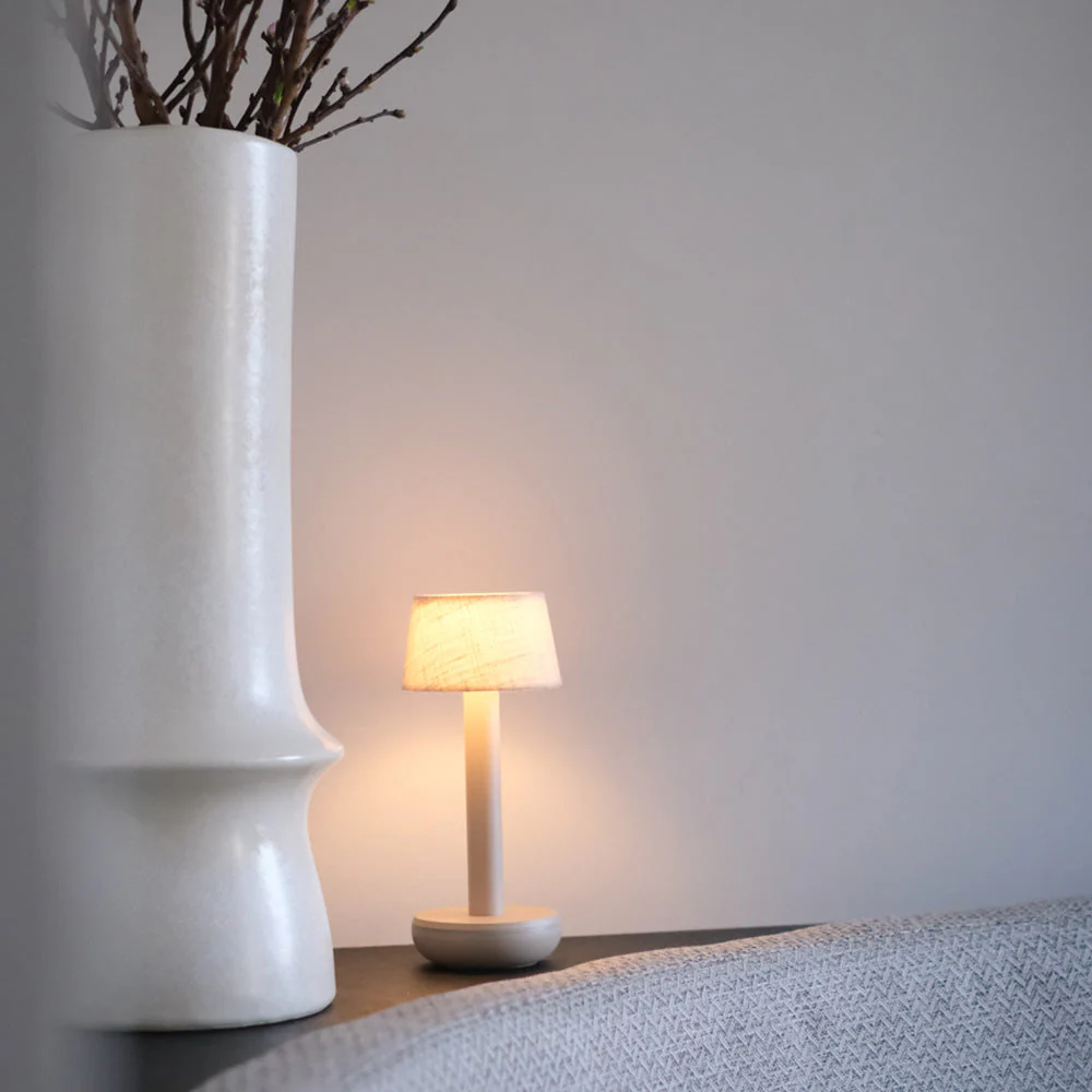 Humble Two Rechargeable Table Light - Beige Linen - Image 4