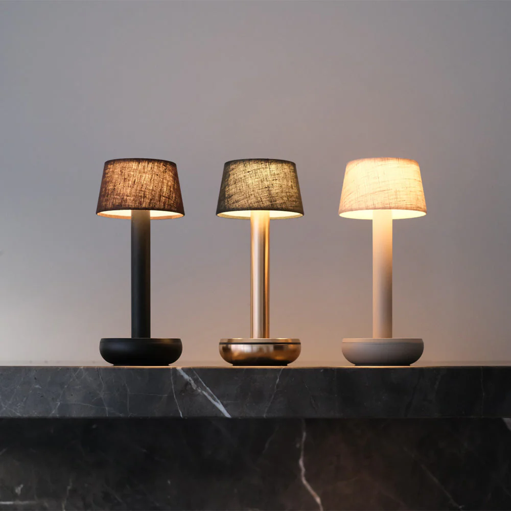 Humble Two Rechargeable Table Light - Beige Linen - Image 5