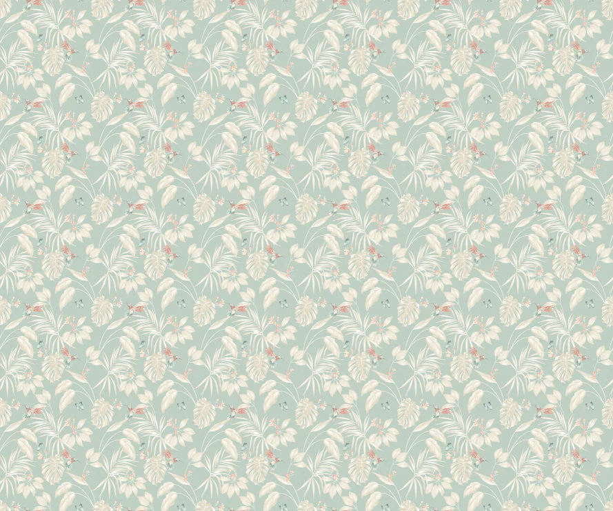 Ohpopsi Hummingbird Wallpaper - Rich Duck Egg - Image 2