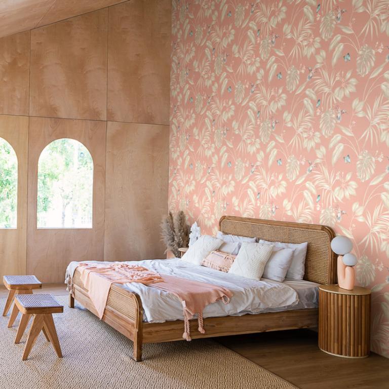 Ohpopsi Hummingbird Wallpaper - Rosewood