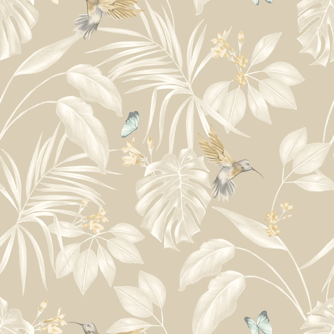 Ohpopsi Hummingbird Wallpaper - Straw