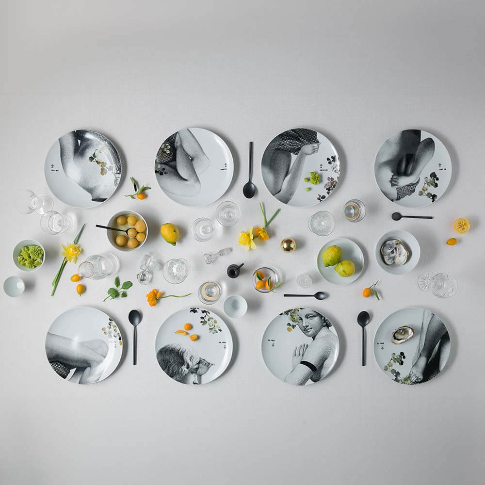 ibride Parnasse Set of Two Plates 27cm - Winter - Image 4