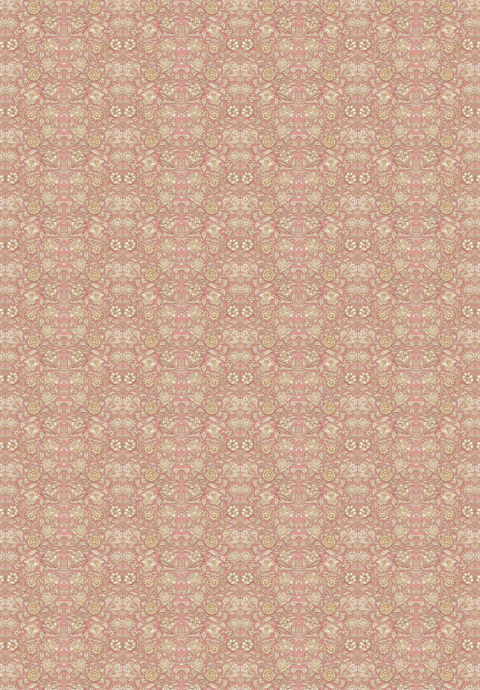 Creative Lab Amsterdam Indian Flower Pink Wallpaper Mural