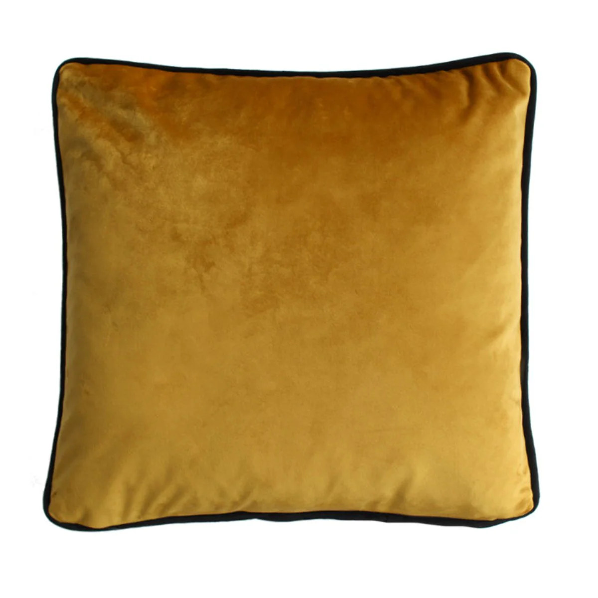 Avalana Indigo Leo Piped Velvet Cushion - Image 2
