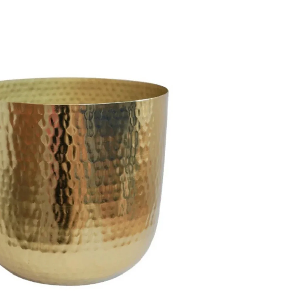 Ivyline Felix Hammered Metal Planter Set of 3 - Image 6