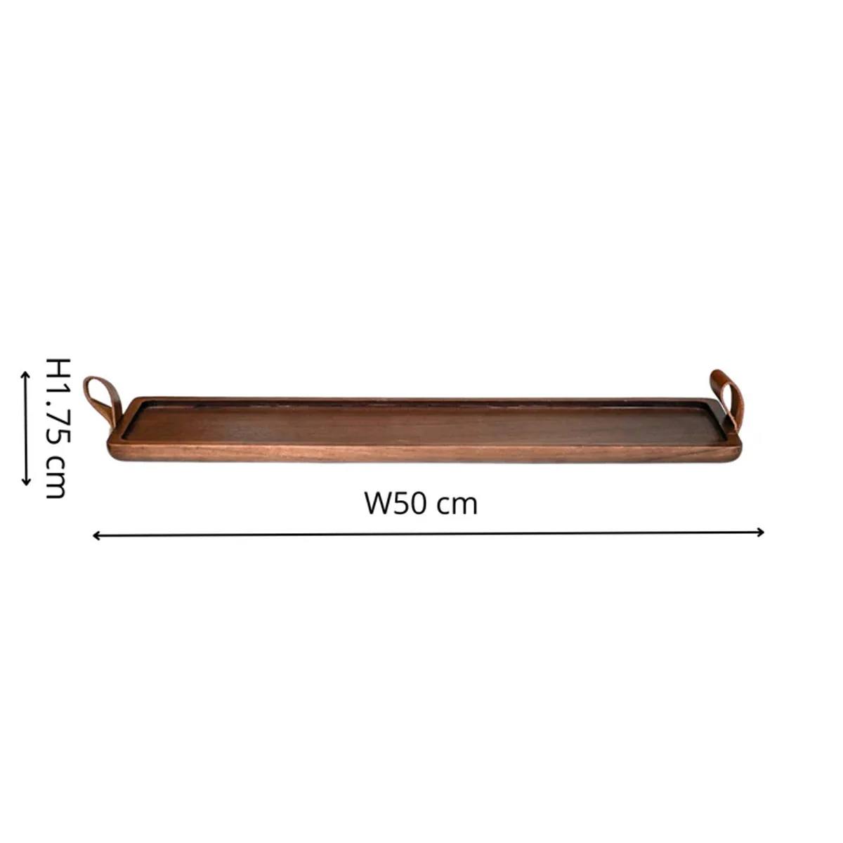 Ivyline Harvey Walnut Wooden Candle Tray - Image 4