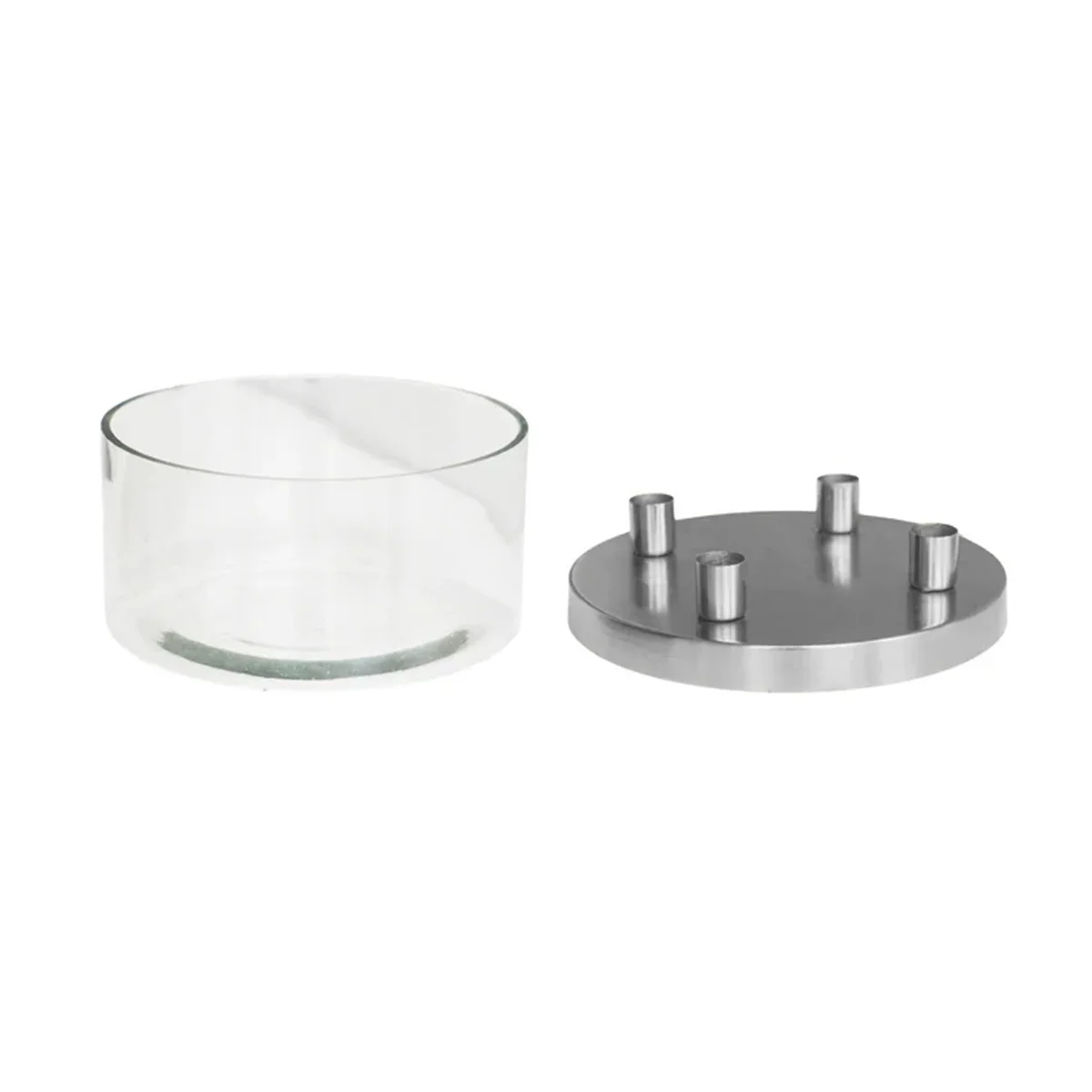 Ivyline Metal Candle Holder with Glass Bowl - Image 5