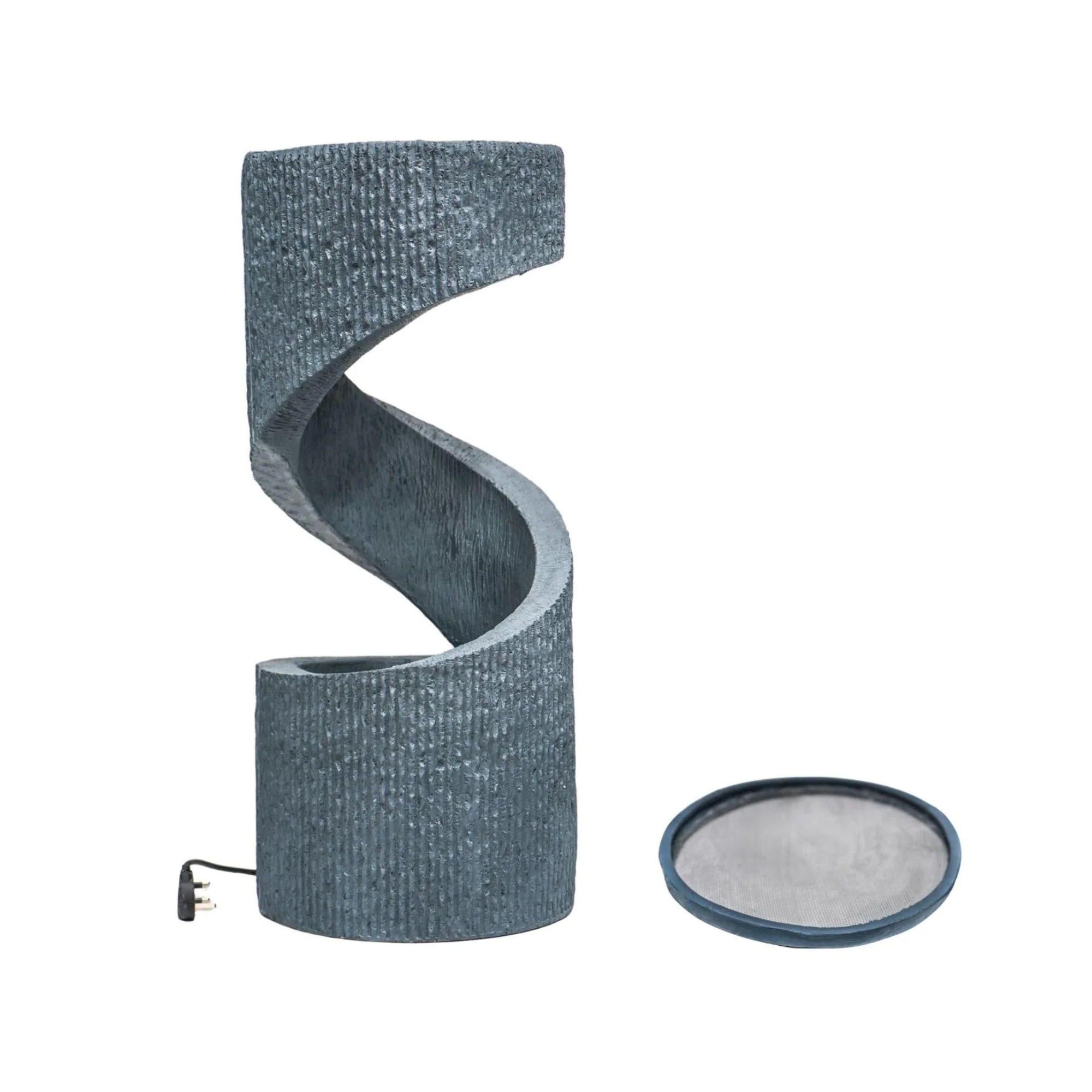 Ivyline Outdoor Spiral Water Feature - Image 3