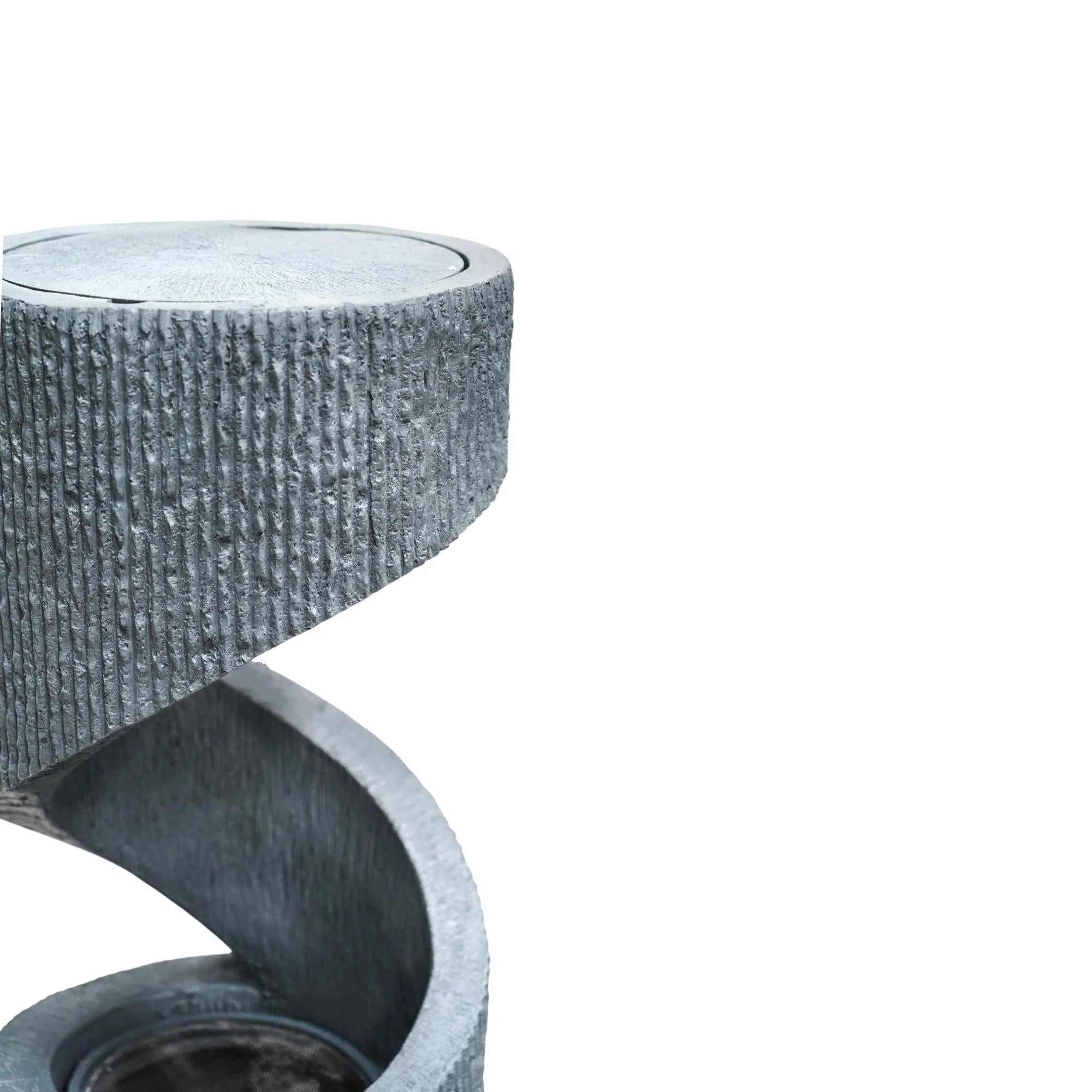 Ivyline Outdoor Spiral Water Feature - Image 4
