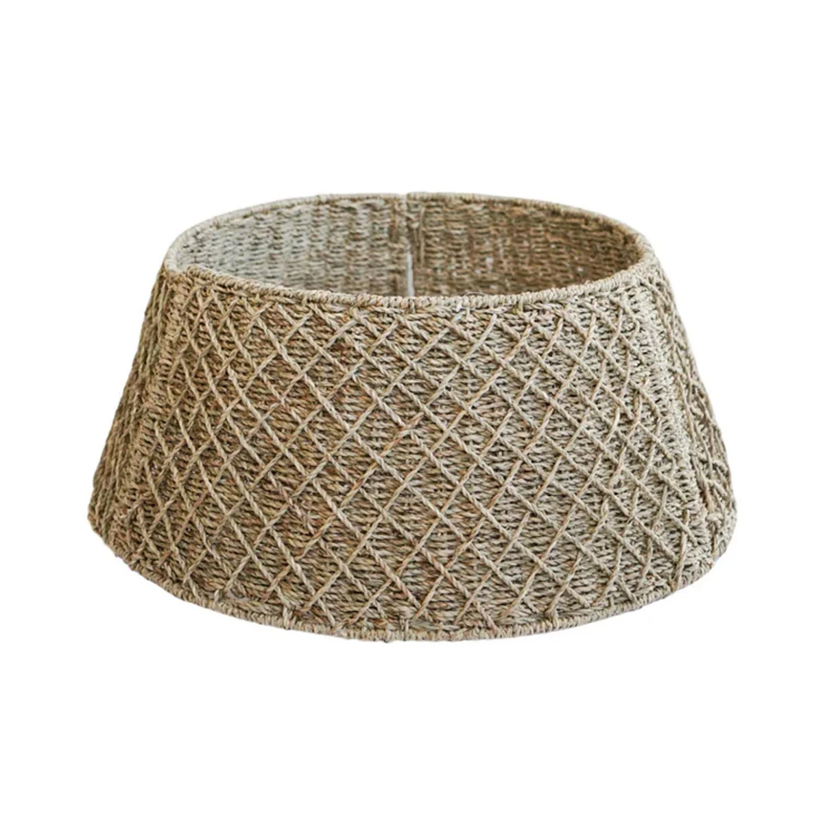 Ivyline Round Foldable White Tree Skirt - Image 8