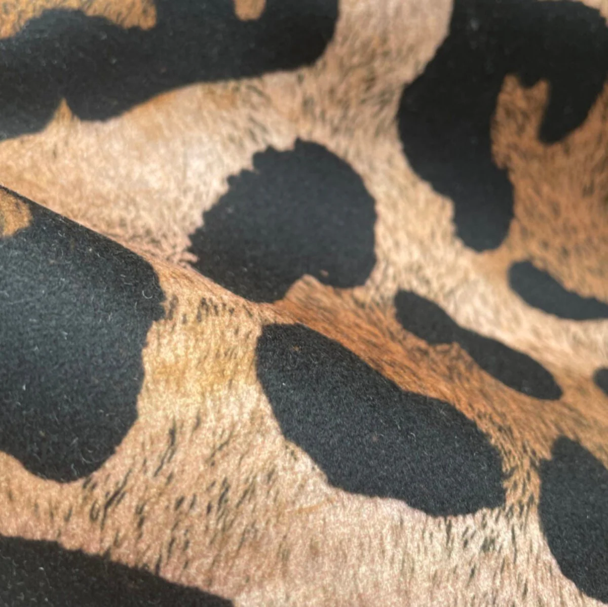 Avalana Jaguar Spot Shimmer Velvet Fabric - Image 3