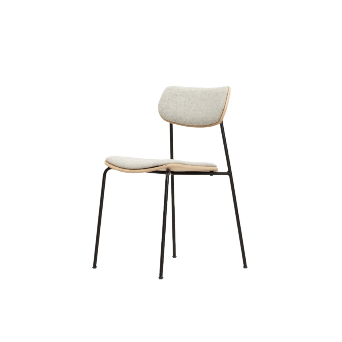 Honest Furniture Otis Tube Oak Chair - Upholstered - Image 7