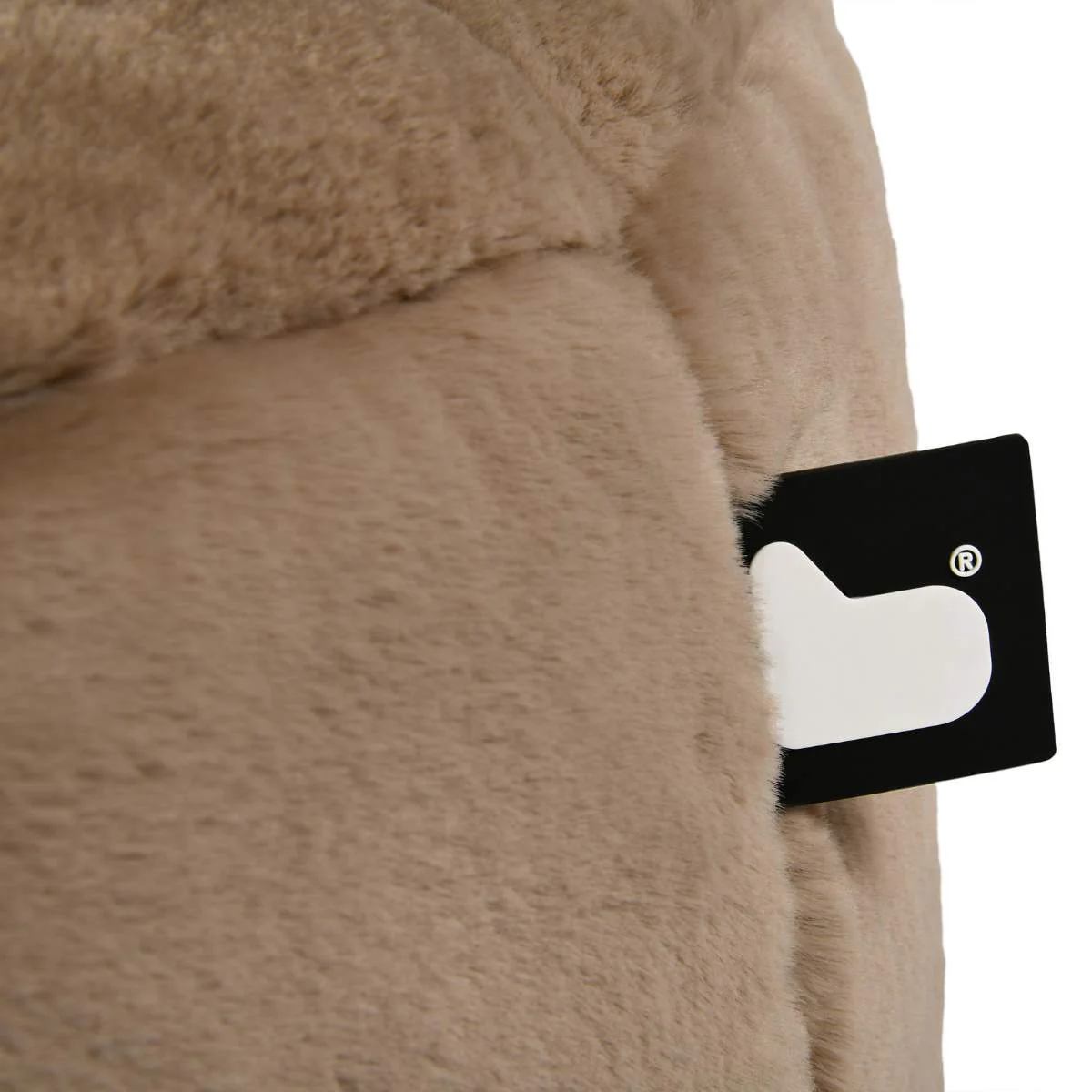 Extreme Lounging B Poufe Faux Fur - Image 3