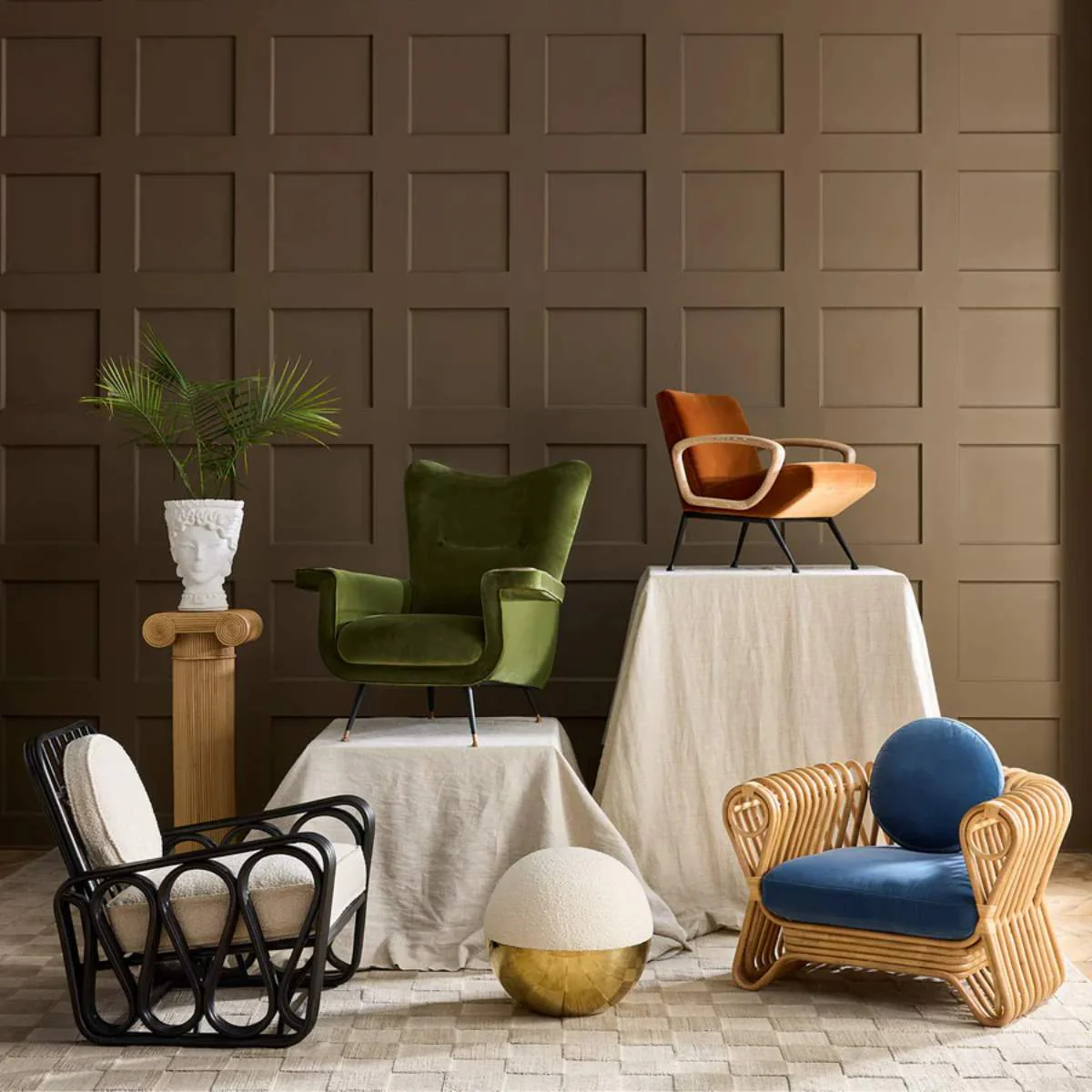 Jonathan Adler Alphaville Tuffet - Image 7