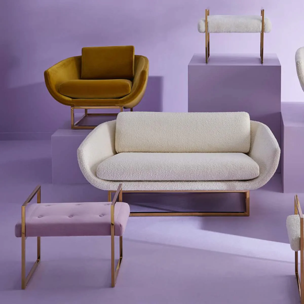 Jonathan Adler Beaumont 162.5cm Settee - Image 12