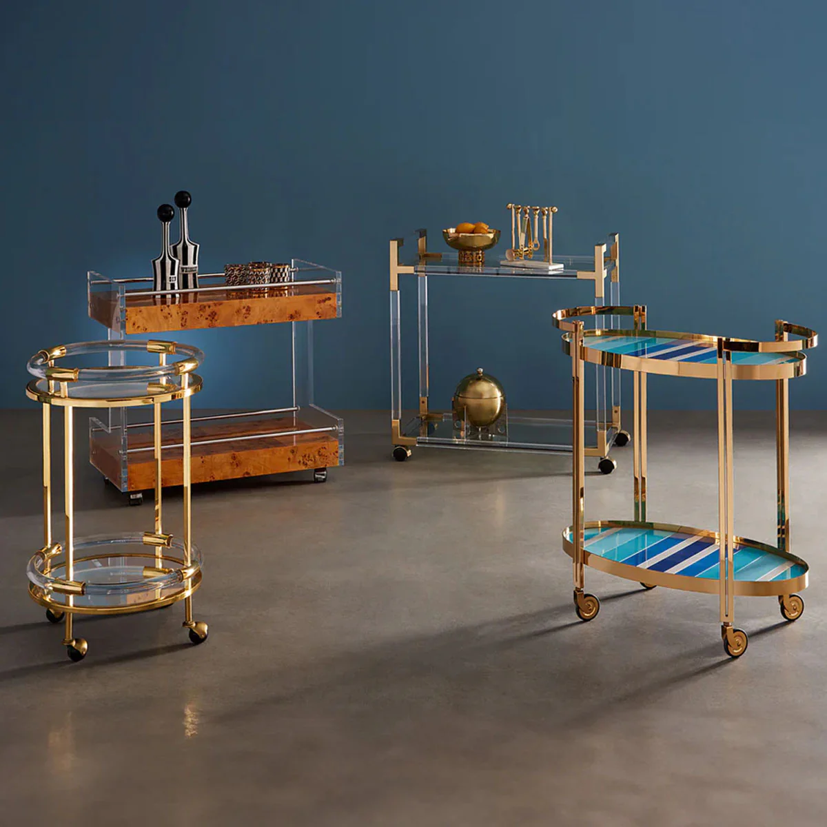 Jonathan Adler Bond Bar Cart - Image 4